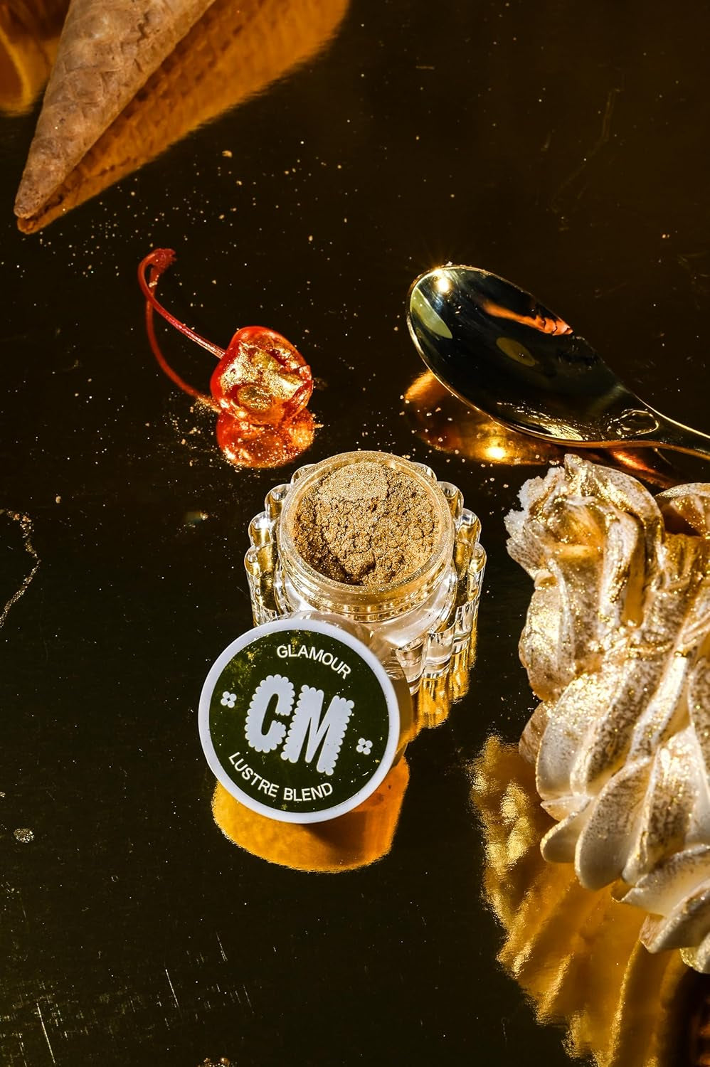 Colour Mill Glamour Edible Glitter Cake Decorating Supplies – 10Ml Lustre Blend Edible Glitter for Cocktails Gold Sprinkles – Zero Gluten Vegan Friendly Food Glitter – Ultra-Pigmented and Safe