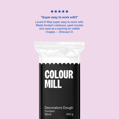 Colour Mill Decorators Dough Edible Cake Covering | Easy-To-Roll, Easy-To-Drape Fondant | Vanilla-Flavored Sugarpaste - 8.8 Ounce Yellow