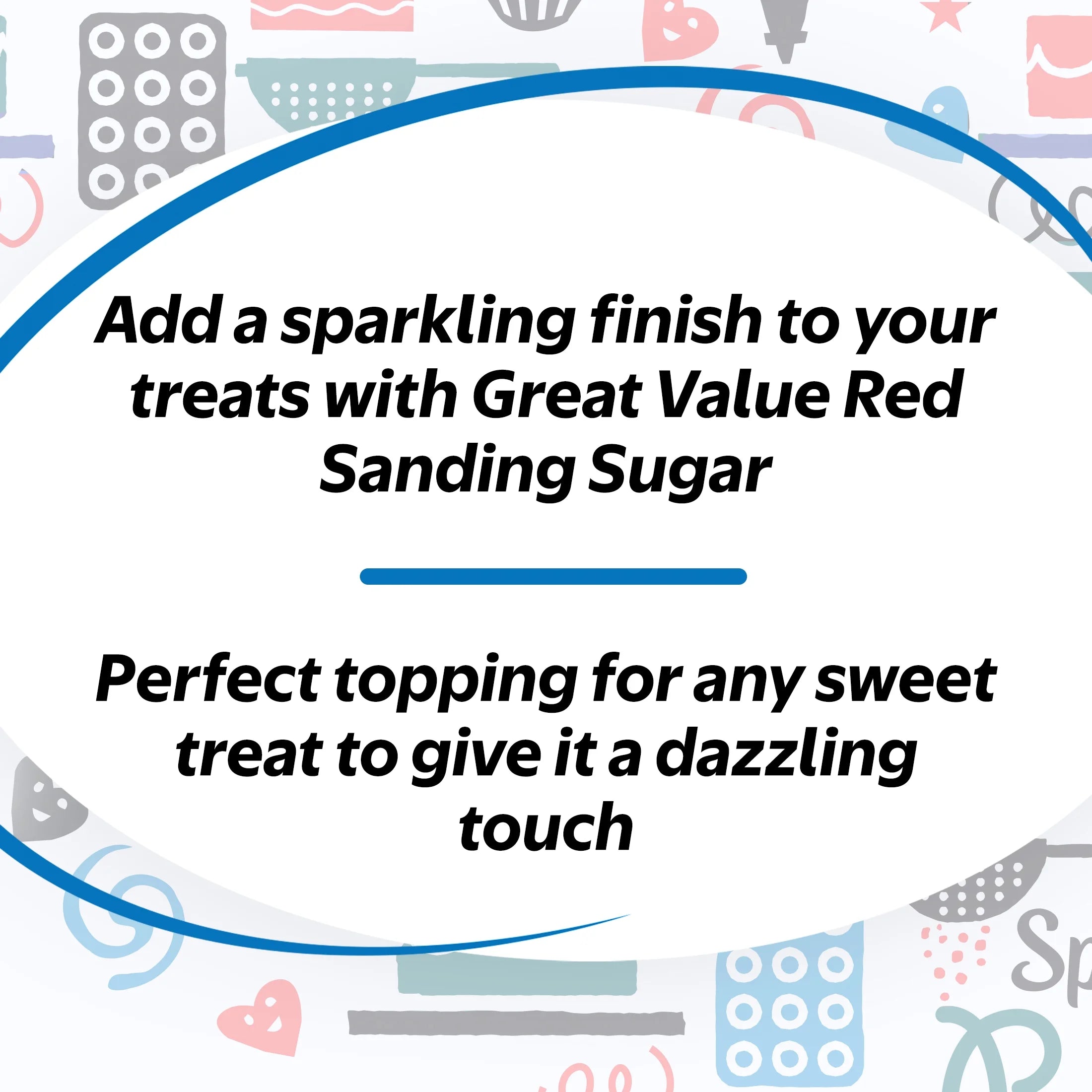 (6 Pack) Great Value Pink Sanding Sugar, 3.5 Oz