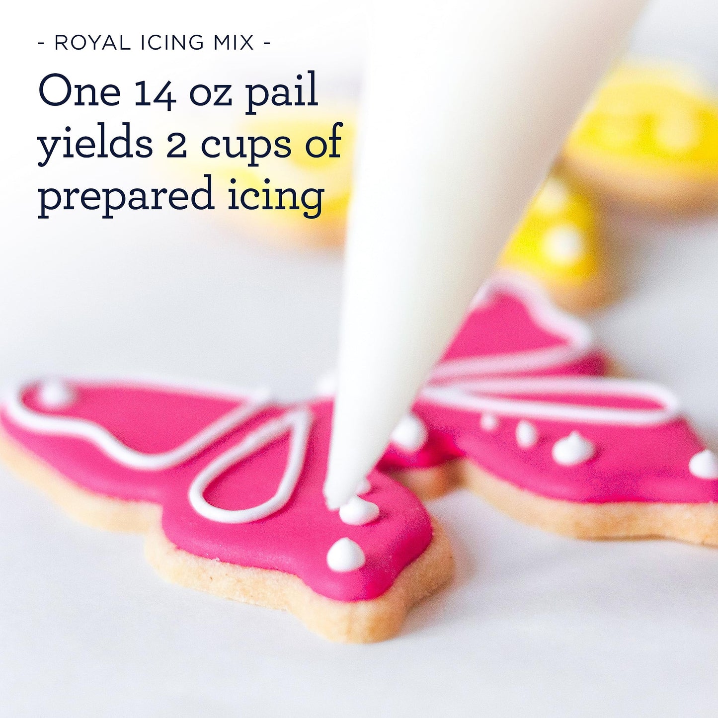 Satin Ice Royal Icing Mix, White, 14 Ounce