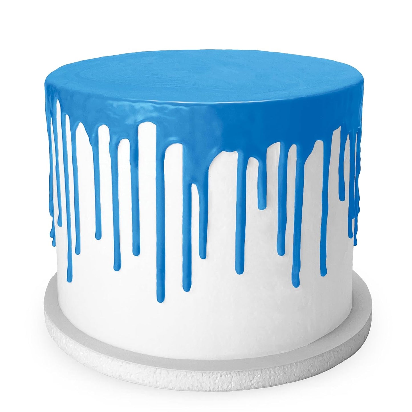 Satin Ice Cake Drip, Blue, 8.8 Ounce