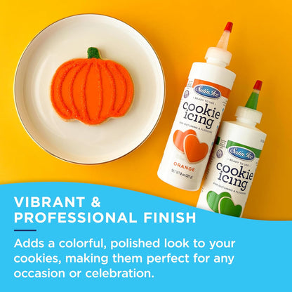 Satin Ice Blue Cookie Icing - 8Oz - Bottle