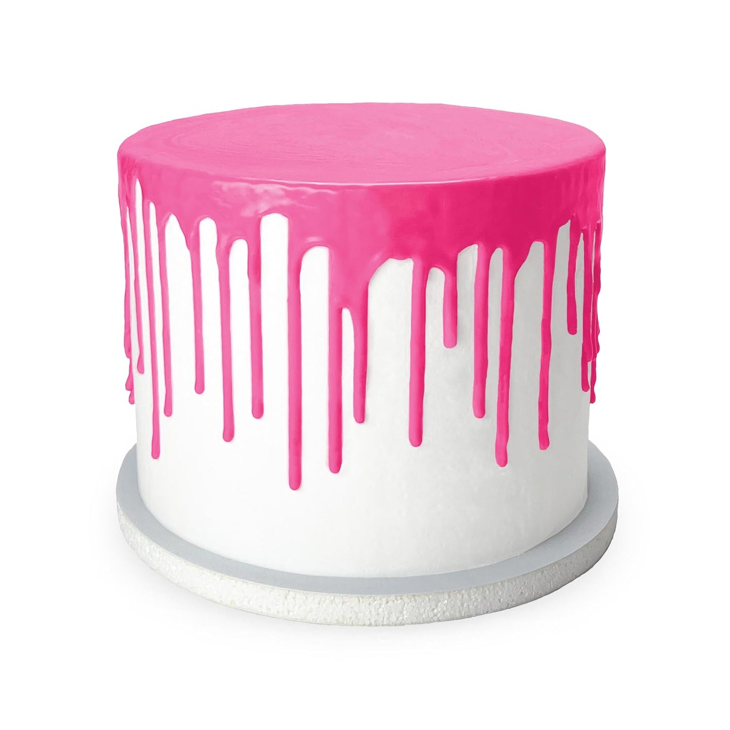 Satin Ice Cake Drip, Pink, 8.8 Ounce