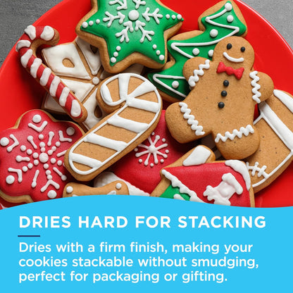 Satin Ice Blue Cookie Icing - 8Oz - Bottle