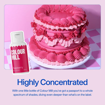 Colour Mill Oil-Based Food Coloring, 100 Milliliters (Red)