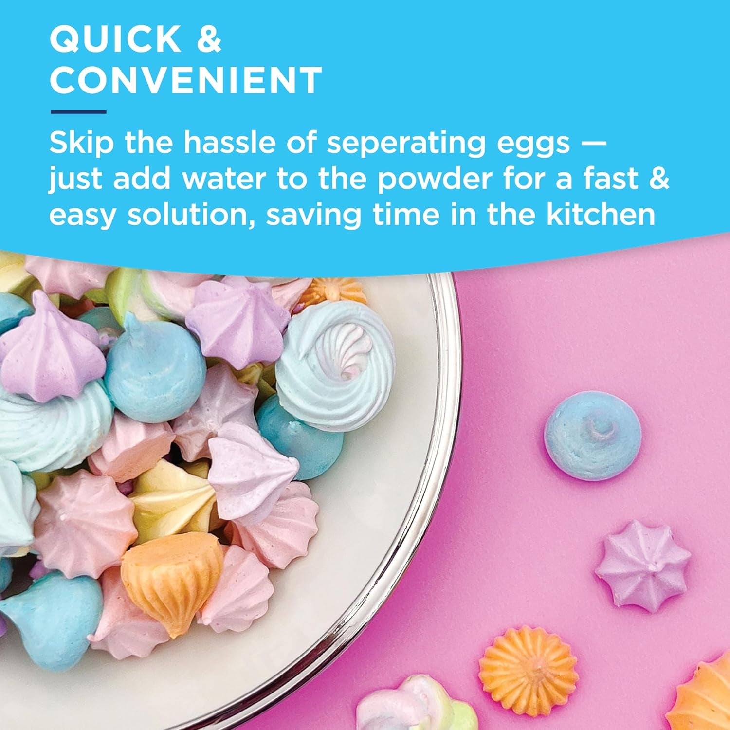 Satin Ice Meringue Powder - 4Oz - Pail