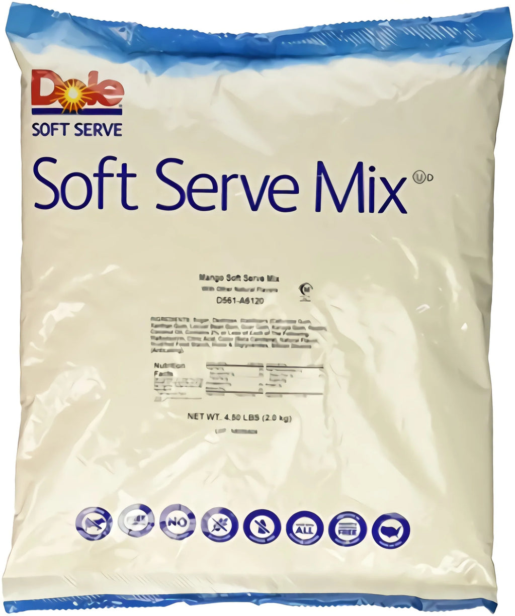 (5 Pack) Dole Soft Serve Mix, Mango, 4.75 Pound