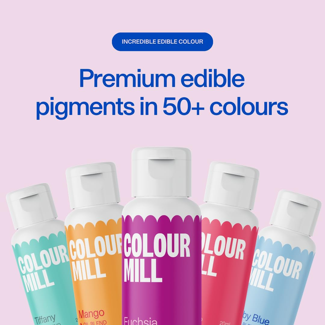 Colour Mill Oil-Based Food Coloring, 100 Milliliters Black