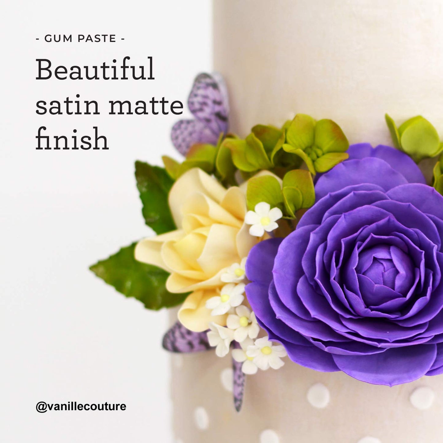 Satin Ice Gum Paste for Cake Decorating, White (2 Pound)