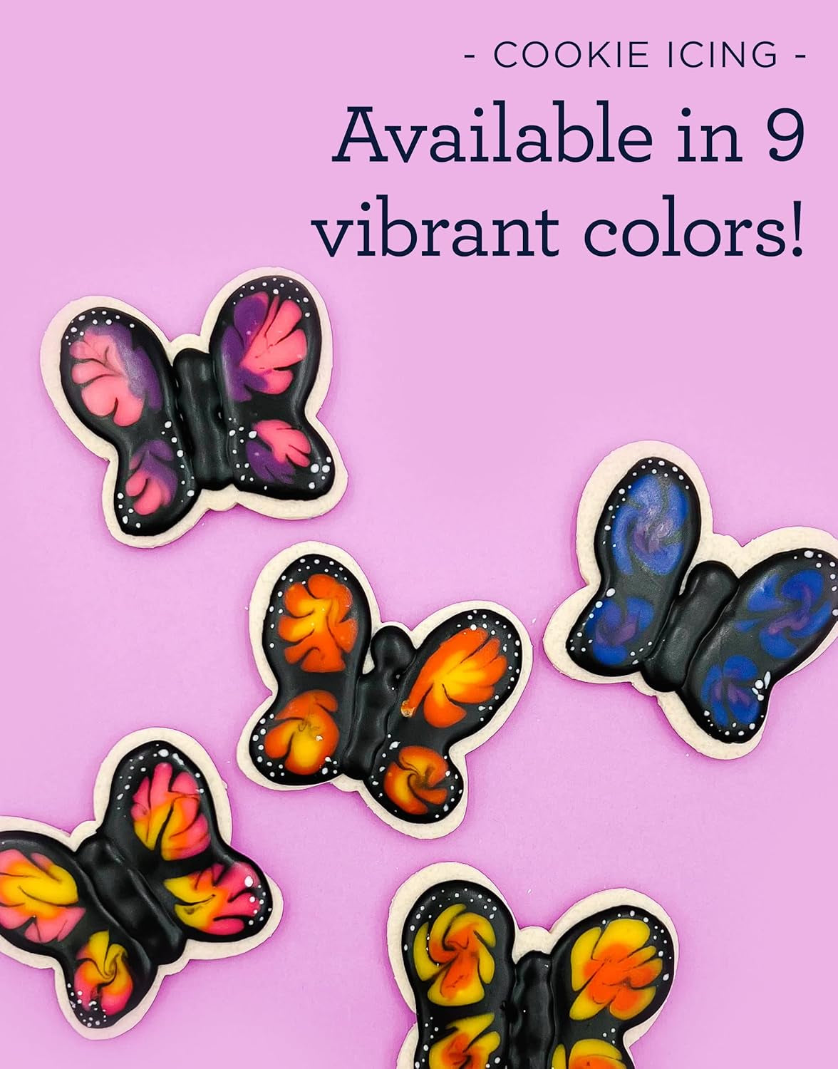 Satin Ice Blue Cookie Icing - 8Oz - Bottle