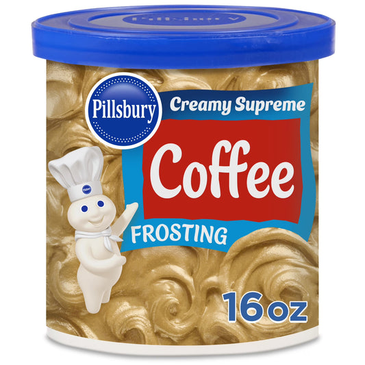 Pillsbury Creamy Supreme Coffee Frosting, 16 Oz Tub