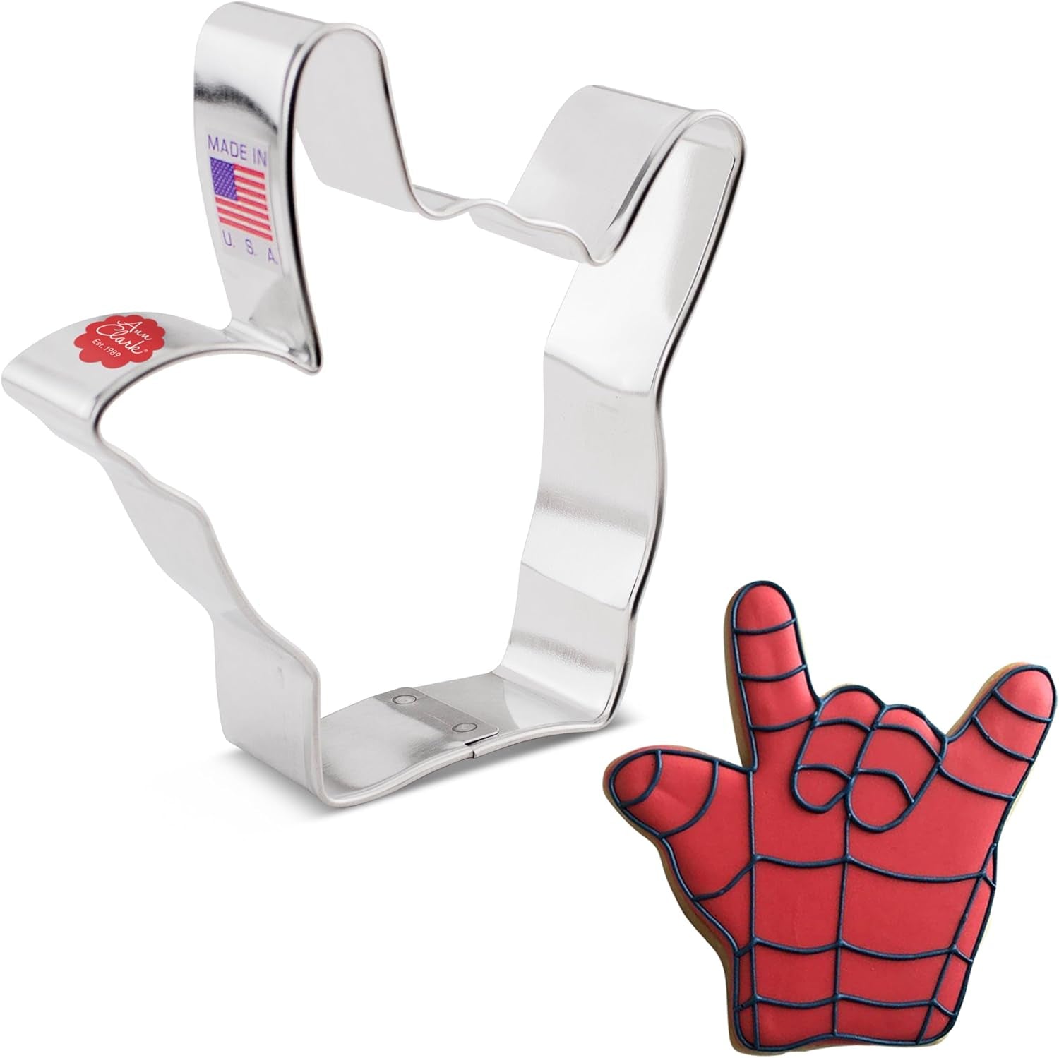 Ann Clark Cookie Cutters Hand Love Sign Cookie Cutter, 3.75"