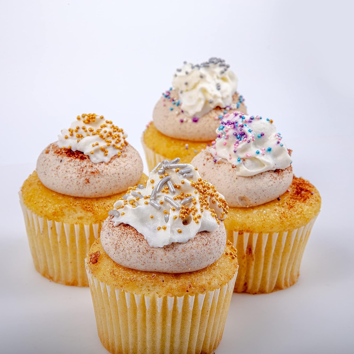 Bakerpan Edible Pastel Colors Nonpareils Sprinkles for Cupcakes, Pastel Sprinkles Edible for Cake Decorating - 5.1 Ounces (Made in USA)