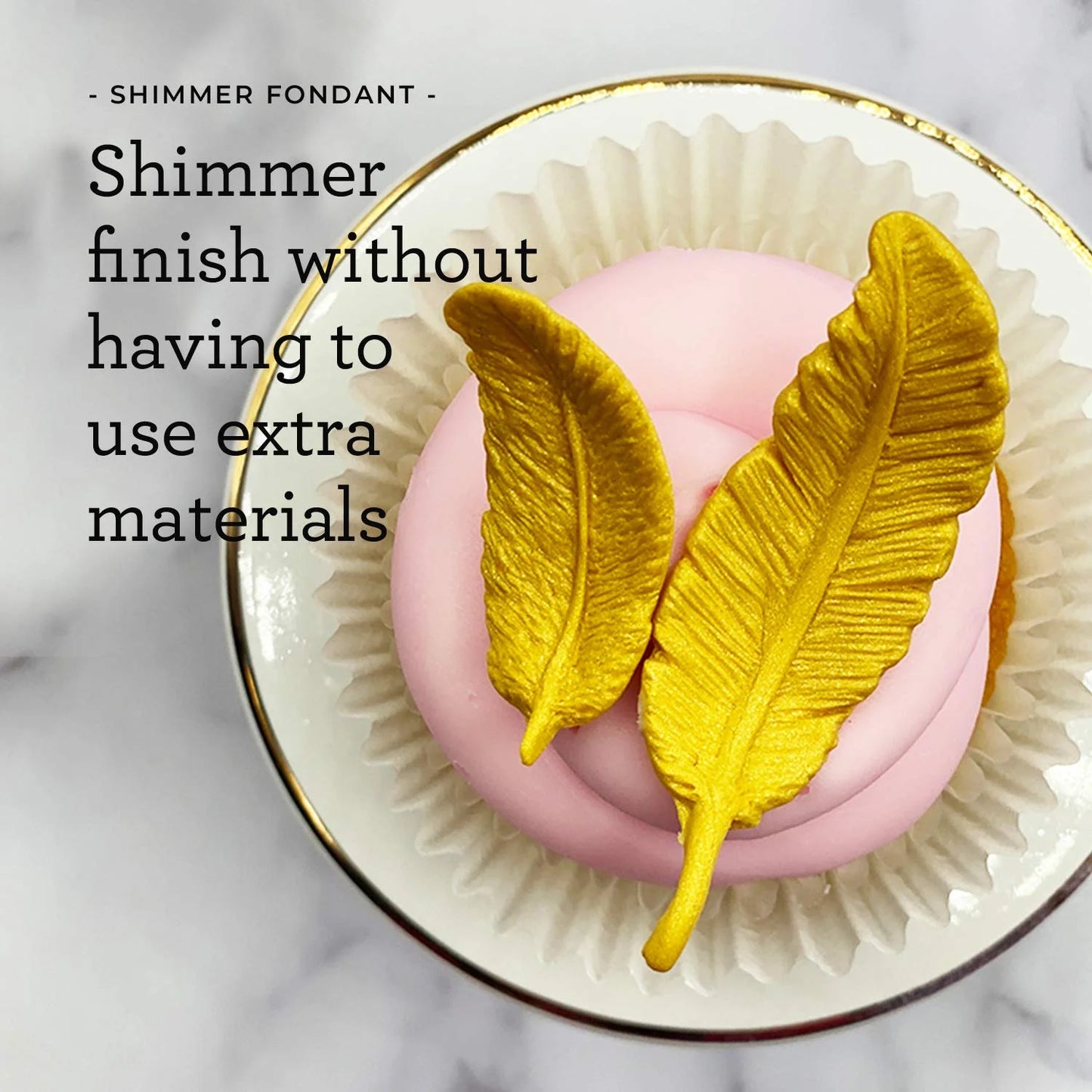 Satin Ice Gold Shimmer Fondant with Edible Glitter for Cake Decorating, Vanilla, 1 Pound